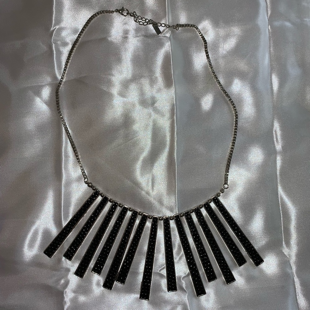 Black and Silver Necklace